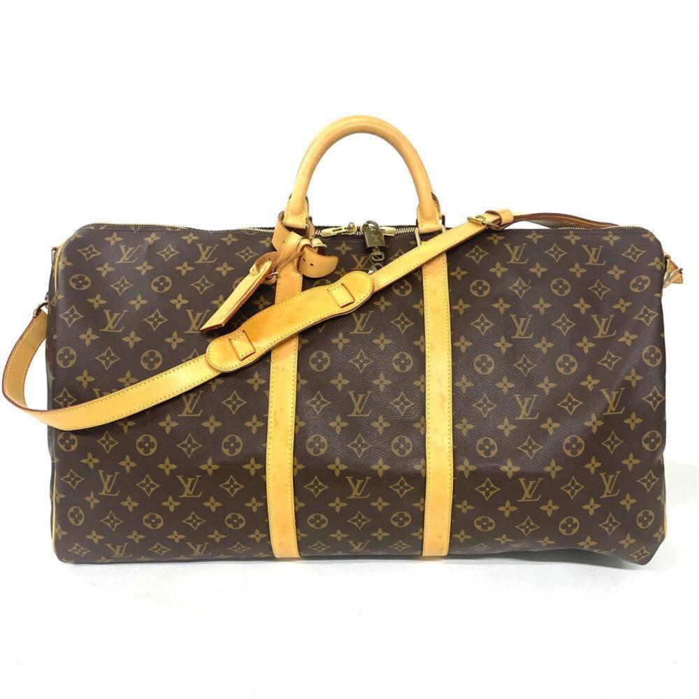 Louis Vuitton Keepall 60 Bandoulière Boston Bag, Monogram Canvas, M41422 Brow...